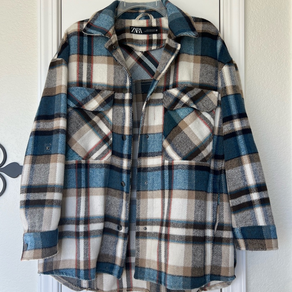 Zara Multicolor Plaid Shirt